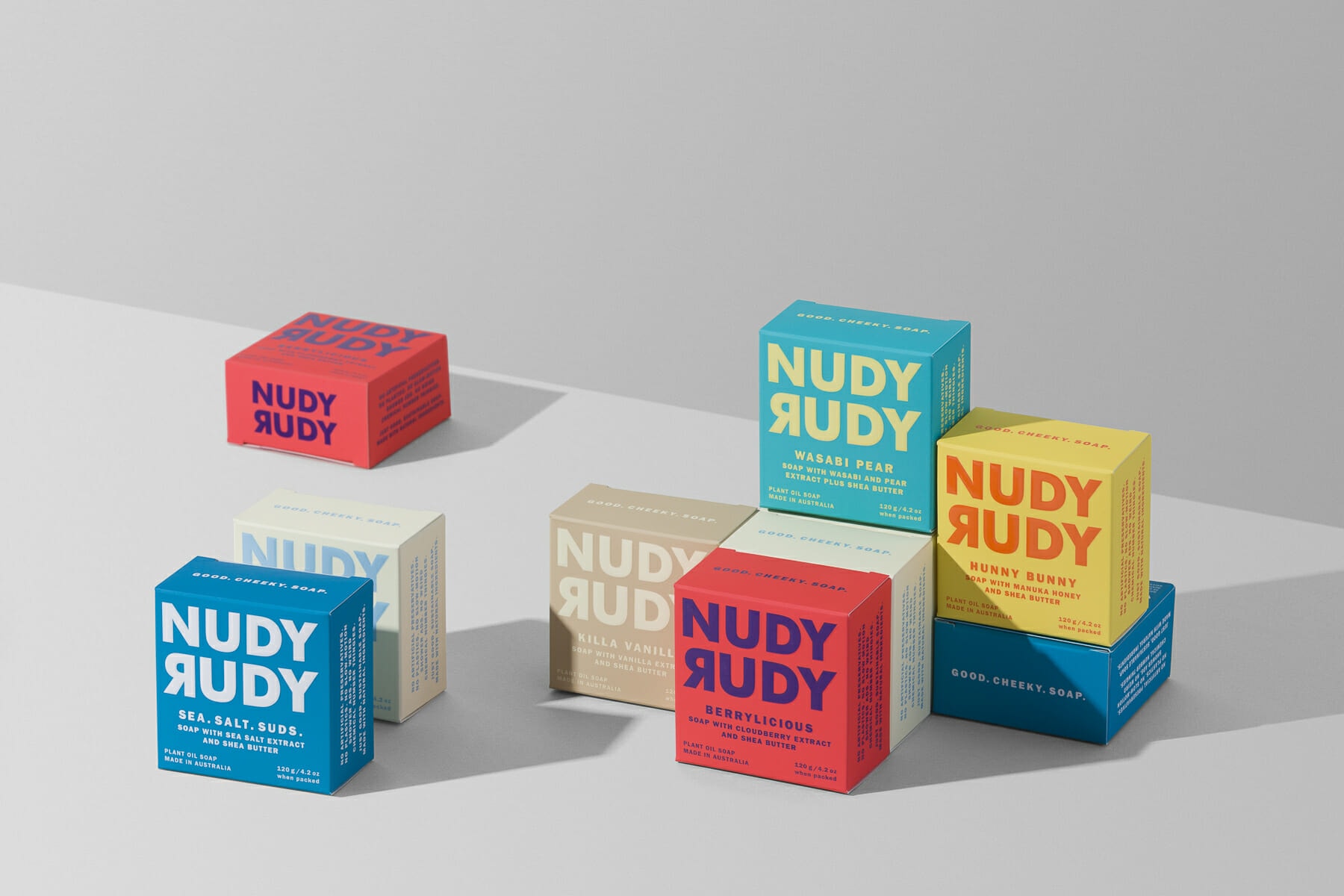 Nudy Rudy Soap Packaging